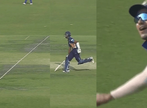 Shubman Gill snatches Nuvanidu Fernando's smile, makes him RUN-out by diving, blows his senses