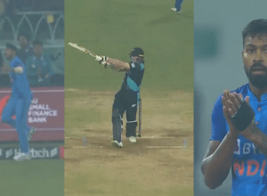 Arshdeep jumped in the air and caught the dangerous impossible catch of Bracewell, Hardik could not believe