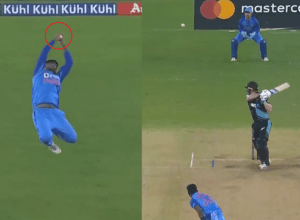 Suryakumar Yadav jumped 4 feet in the air and took amazing catch of Finn Allen, Surya's name echoed in the stadium