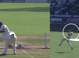 Pujara became the victim of Todd Murphy, caught on a tempting ball, Rohit's reaction went viral