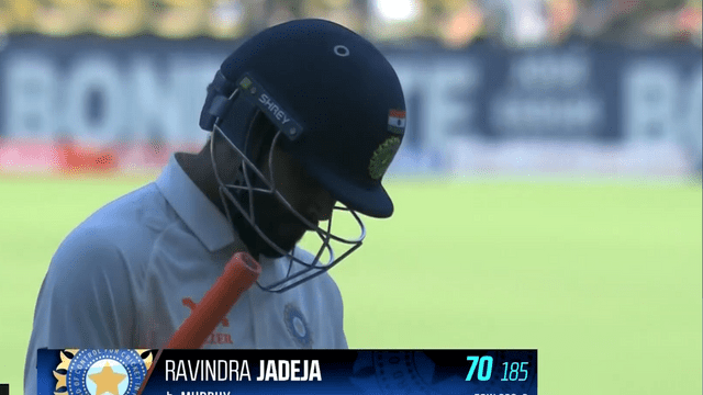IND vs AUS: Jadeja was bowled by Todd Murphy, had to leave the ball heavy on Jadeja, played an amazing inning of 70 runs