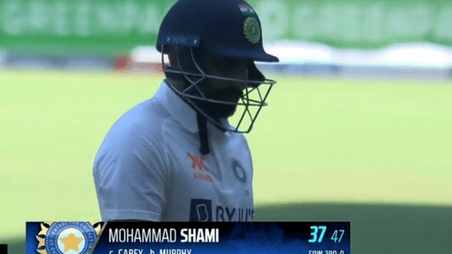 Mohammed Shami wreaked havoc in his innings of 37, shook Australia with 3 sky-high sixes, created a ruckus
