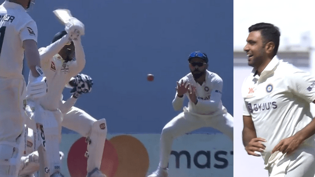 CRICCRANK - 2023-02-11T125014.687 Usman Khawaja got caught on Ashwin's magical ball, Virat did the job by taking a catch in the slip