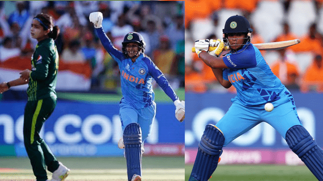 28 runs were needed off 18 balls, Richa Ghosh-Jemima hit 6 fours in 12 balls to crush Pakistan by 7 wickets