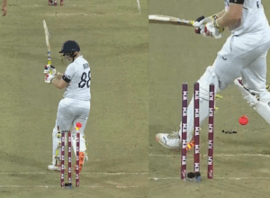 NZ vs ENG: Harry Brook bowled in this manner, missed the century by 11 runs