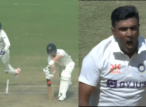 Ashwin's magical carrom ball did all the work for Smith, Smith was stunned, OUT before moving