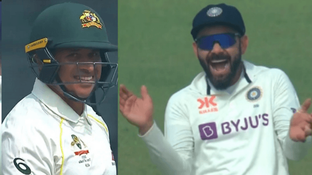CRICCRANK - 2023-02-17T161530.933 Virat was giving tips to Ashwin in Hindi, Usman Khwaja started smiling after understanding the tips, know what happened next