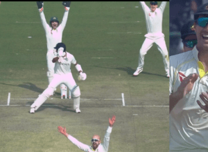 Played with Cheteshwar Pujara in the 100th Test, got lucky on the second ball and left on the 14th ball