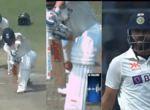 Virat Kohli became the victim of wrong umpiring! Got out for 44 runs, was the ball hit on the pad or with the first bat, there was a ruckus