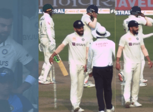 Virat Kohli gave class to umpire Nitin Menon, controversy erupted over giving wrong out