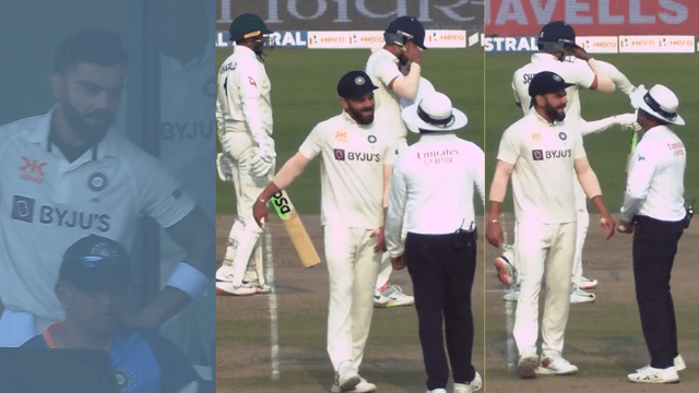 CRICCRANK - 2023-02-18T172034.082 Virat Kohli gave class to umpire Nitin Menon, controversy erupted over giving wrong out