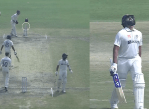 Rohit Sharma won crores of hearts by sacrificing his own wicket, gifted Pujara on his 100th Test