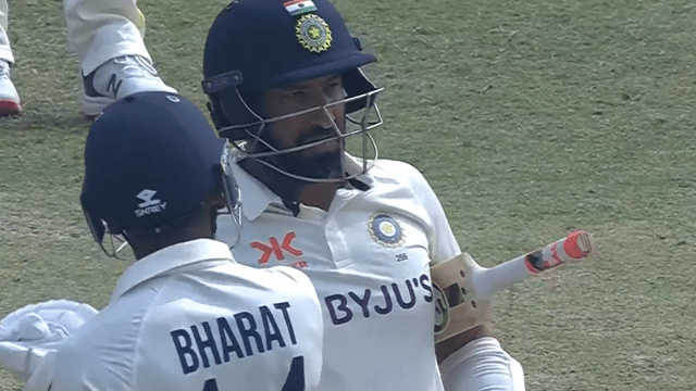 In the 100th Test, Cheteshwar Pujara went ahead and hit an aerial four, made the historic Test memorable