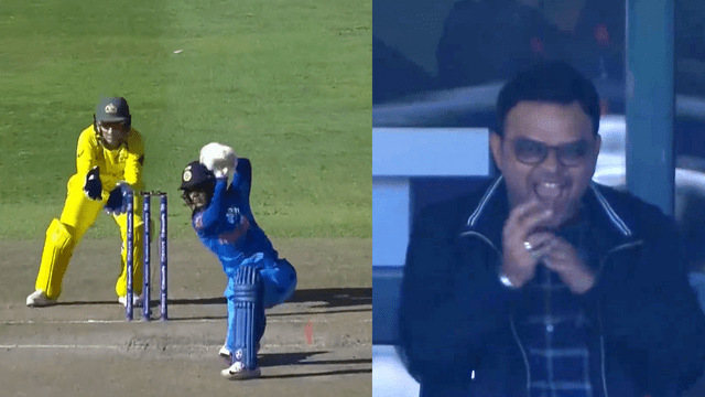 CRICCRANK - 2023-02-23T223743.674 Jemima's wonderful cover drive failed Virat Kohli, hit 6 fours and looted the party, Jai Shah started clapping