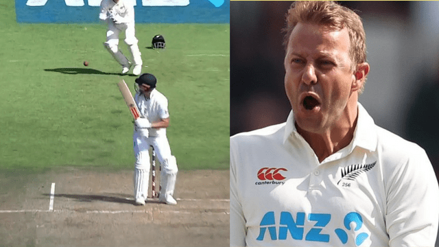 CRICCRANK - 2023-02-28T105946.190 The limit of the stage was crossed, England needed 1 run and Anderson made this mistake, New Zealand won the Test by 1 run