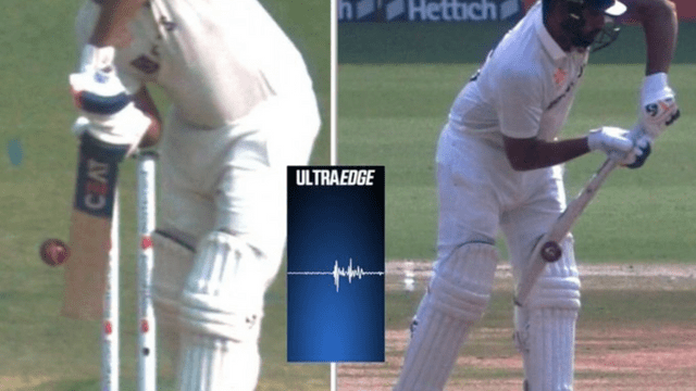 Rohit Sharma got 2 lives in Stark's over in the very first over, started the innings with this four, OUT for 12 runs