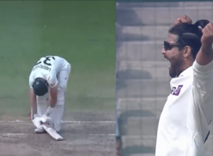 Jadeja's ball tearing the wall of Labuschagne's defense, blew the wicket, OUT for 31 runs
