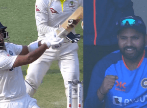 Pujara hit Lyon's ball for a stormy six, wreaked havoc by hitting 59 runs, joined the special club, Rohit gave this reaction