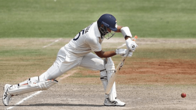 Pujara hit Lyon's ball for a stormy six, wreaked havoc by hitting 59 runs, joined the special club, Rohit gave this reaction