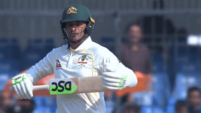 Usman Khawaja danced on Ashwin's dancing ball, out for 0 runs, DRS could not even save, the match became exciting