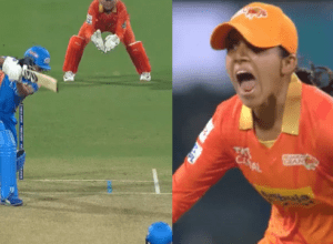 Yastika Bhatia was dismissed by Tanuja history, first wicket of WPL