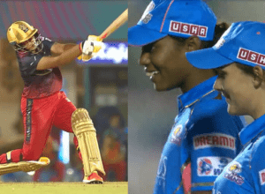 MI vs RCB: Stormy innings of Smriti Mandhana-Kanika, RCB stuck in the spin of Ishaq-Amelia, target of 156 runs to win MI