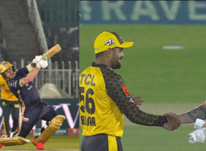 Jason Roy's unbeaten innings of 145 runs on Babar Azam's innings of 115 runs, Quetta Gladiators scored 243 runs, crushed Peshawar by 8 wickets