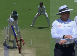 Seeing Usman Khawaja not getting out, Rohit Sharma jokingly did DRS, the umpires were also stunned