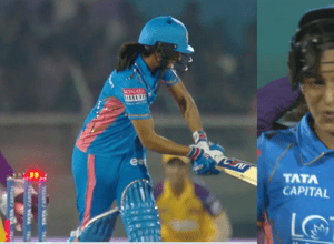Harmanpreet rides a lot on the horse of luck! Despite the ball hitting the stump, NOT-OUT agreement was given, MI's fourth consecutive win