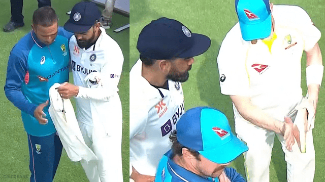 CRICCRANK - 2023-03-13T190027.331 Virat Kohli showed big heart, gave bat to Steve Smith and jersey to Usman Khawaja Carey