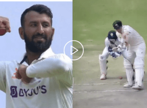 Steve Smith narrowly escaped Cheteshwar Pujara's ball, Unadkat applauded from the dug out