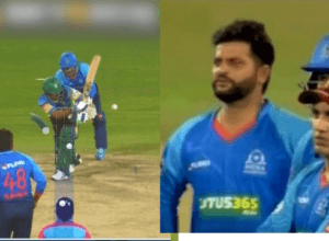 Suresh Raina's magic ball, Asghar Afghan was stunned, even DRS could not save the wicket, Gautam's team won by 10 wickets