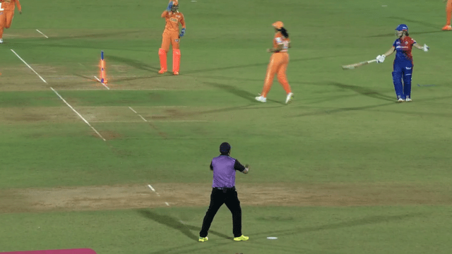 Jemima's one mistake became the reason for DC's defeat! Gujarat reverses the match by RUN OUT of Capsy, Gujarat's playoff hopes remain alive