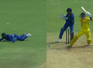 Ravindra Jadeja pounced like a hawk on Labushen's shot, caught an incredible catch, blew the senses, Wankhede Stadium echoed with applause