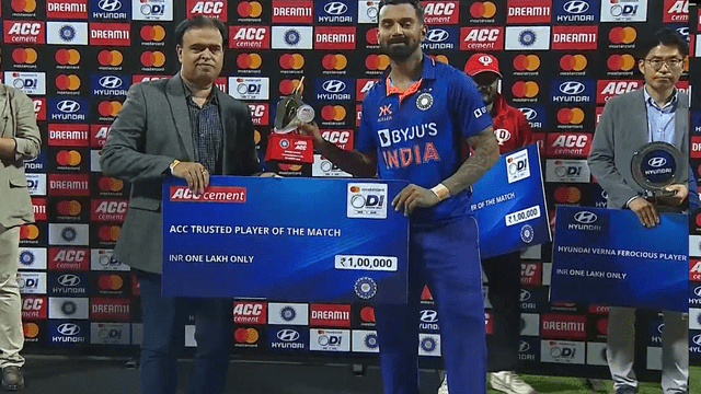 IND vs AUS: Miracle of Mahakal's vision, KL Rahul's 75 runs and Jadeja's 45 runs innings won IND by 5 wickets, got this award