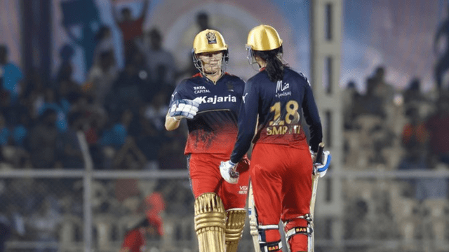 CRICCRANK - 2023-03-18T224551.695 RCB vs GG: Sophie Devine's innings of 99 runs, RCB crushed Gujarat by 8 wickets, created a storm in the table, Delhi reached the playoffs