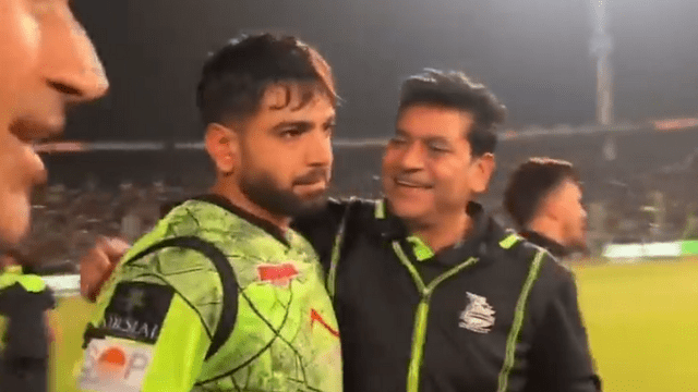 Haris Rauf is crying after wining PSL final