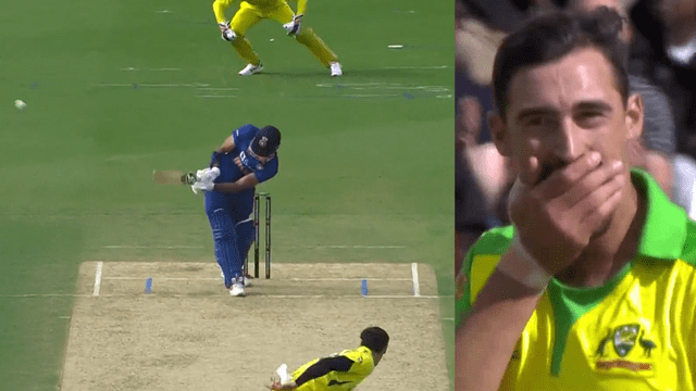 CRICCRANK - 2023-03-19T191456.652 Akshar Patel tore the sky by hitting two sixes in two consecutive balls of Stark, blew Stark's senses!