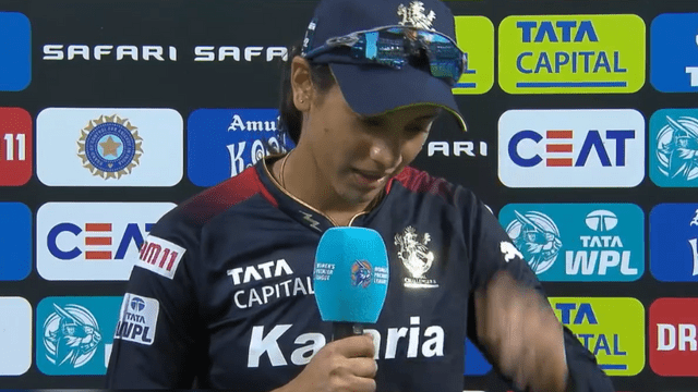 MI vs RCB: Smriti Mandhana became emotional after losing by 4 wickets, said "I take full responsibility of the defeat on myself"