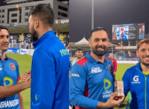 Afghanistan gave a packet of "Afghan Saffron Tea" to Pakistani players after winning the series 2-1, injured Zadran won hearts by hugging Ihsanullah