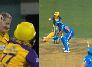 Harmapreet Kaur was bowled by Sophie on a sensational yorker, blew wickets, Mumbai Indians made 182/4