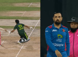 Naseem Shah, the third Pakistani player to be hit wicket in T20I, lost his balance after Nabi's ball hit him in the stomach and this happened, Afghanistan crushed Pakistan by 6 wickets