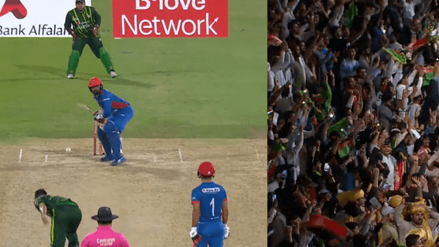 CRICCRANK (54) Nabi gave Afghanistan a historic 6-wicket victory over Pakistan by hitting a six, this happened for the first time