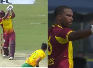 WIvsSA: Charles hit 118 runs in 46 balls, broke Chris Gayle's record, shook South Africa with 11 sixes and 10 fours, WI 258/5
