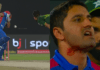 Najibullah Zadran's jaw narrowly avoided breaking on Ihsanullah's 147 km stormy ball, blood-soaked, painful scene