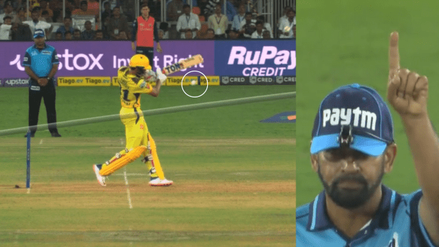 CRICCRANK - 2023-04-01T024615.028 Rituraj was OUT or NOTOUT, there was a ruckus on giving out on 92 runs, the third umpire did not do justice!