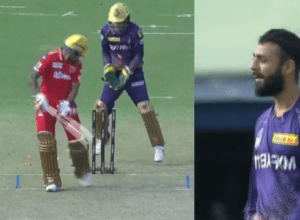Captain Shikhar Dhawan did all the work on the magic ball of Varun Chakraborty, until the ball could move, the wicket was blown away