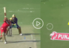 Bhanuka Rajapakse hit Sunil Narine for a straight six like an arrow, the whole stadium was in awe, 50 runs were blown away