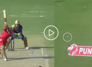 Bhanuka Rajapakse hit Sunil Narine for a straight six like an arrow, the whole stadium was in awe, 50 runs were blown away