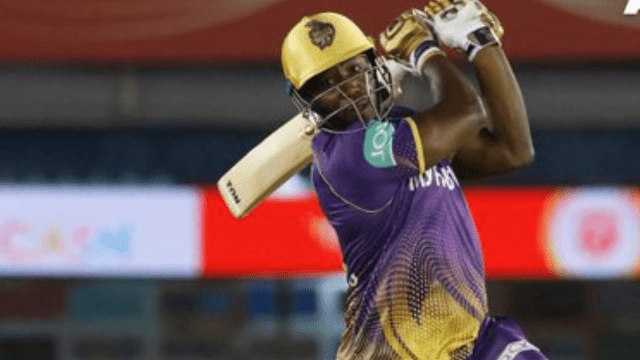 Russell wreaked havoc with his bat, hitting 35 runs in 19 balls, showing power on Rahul Chahar's ball and reaching the ball outside the seam line